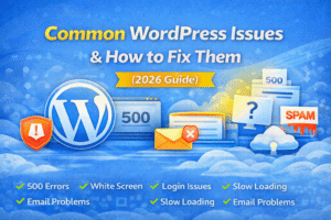 Read more about the article Common WordPress Issues & How to Fix Them (Complete Guide 2026)